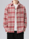 Xiaoxiangfeng ເສື້ອ jacket ຜູ້ຊາຍພາກຮຽນ spring ແລະດູໃບໄມ້ລົ່ນ 2026 retro ໃຫມ່ plaid ວ່າງ casual ເສື້ອຍືດແຂນຍາວ lapel