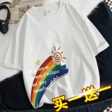 Хлопковая летняя шелковая тонкая футболка с коротким рукавом, оверсайз