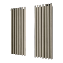 2023 new shading curtains Bedroom balcony 2024 Window shading curtain milk tea colour modern minimalist floating window 1651