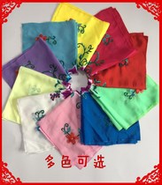 Opera Drama Handkerchief Embroidered Flowers Denier handkerchief Peking Opera Yu drama Miss Yue Opera Handkerchief Handkerchief