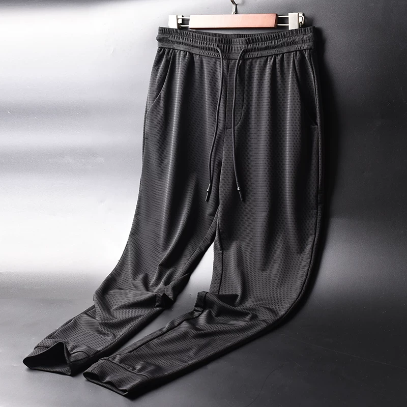 Silk thin men's quick dry sports trousers