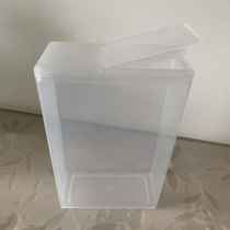 Transparent plastic barrel rectangular barrel 200 gr left and right freeze-dried barrel pet snacks packaging half lifting barrel 1 3 liters