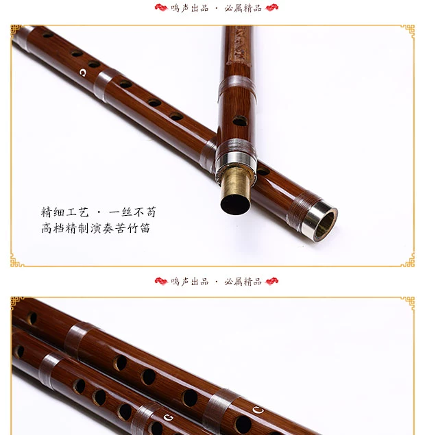 Ming Đinh Xiaoming 9 tuổi chất liệu tinh chế cao cấp chuyên nghiệp giai đoạn chèn chơi nhạc cụ đắng tre