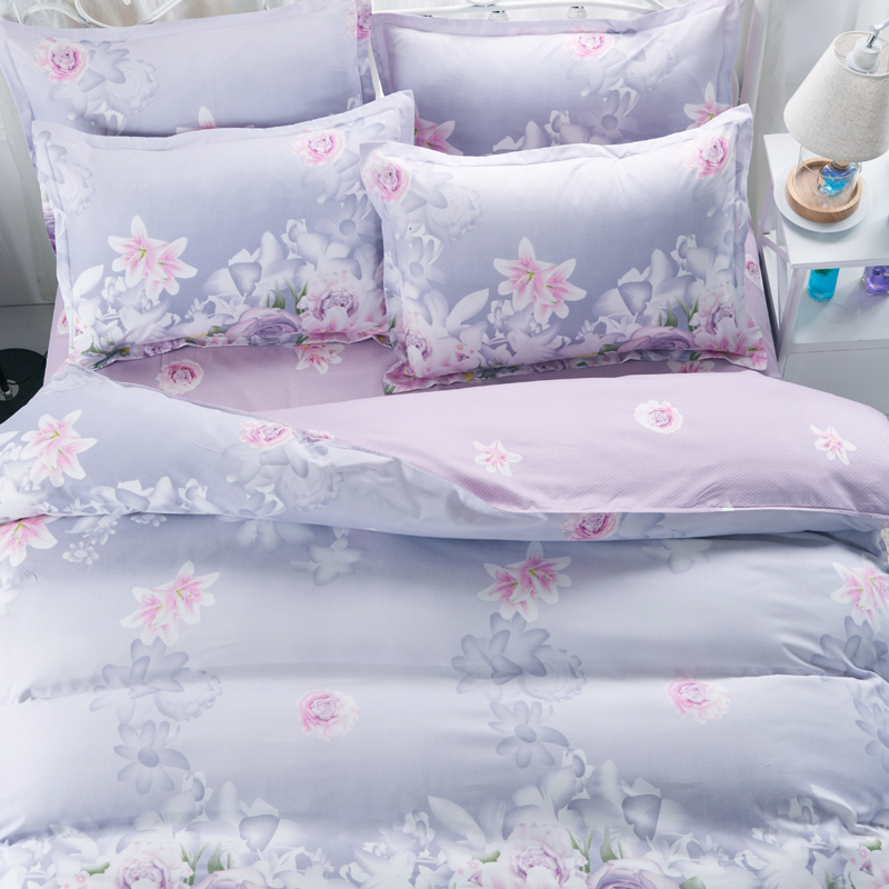 Bộ đồ giường đôi bốn mảnh bộ 1.5 1.8 m quilt cover sheets ký túc xá sinh viên ba mảnh thiết lập 1.2 đơn quilt cover