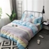 Ký túc xá quilt phòng ngủ ba mảnh đôi bốn mảnh set 2.0 m quilt bìa tấm bộ đồ giường ký túc xá ba mảnh chăn ga gối đệm cưới Bộ đồ giường bốn mảnh
