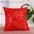 Silk Road Silver Flake [One Pair] Wedding Red Back Đệm Gối 60cm x 60cm Gối vuông gối ôm cho trẻ sơ sinh Gối