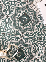 American tiles green retro antique brick kitchen bathroom floor tiles balcony porch background wall tiles 200