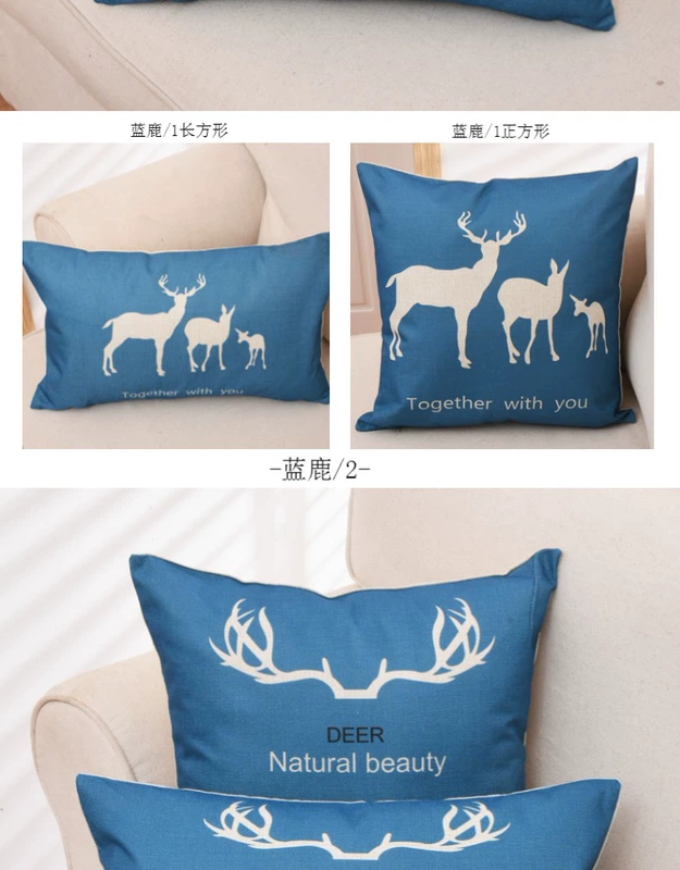 Bắc Âu sofa cushion cover hug pillowcase mà không cần lõi gối đệm trở lại đệm phòng mô hình gối gối đệm