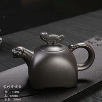  Yixing original mine Purple Sand handmade Xishi pot Tiger Xiaoxiang Longfu Bamboo Kung Fu tea set Teapot Household