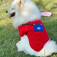 Красный t -мала с карманом