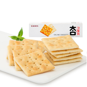 Korean food imported snacks kerui'an xiaotaikou soda biscuit 56g * 6 boxes of original combed thin crispy