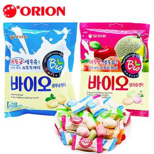 Korean snacks imported food Holly yo bio fruit flavor milk fudge new year candy childhood flavor gift