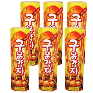Korean food imported snacks Haitai carbon baked potato sticks 27g * 6 boxes of non fried children's potato chips