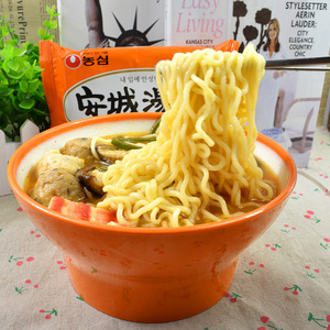 Korean snacks imported instant noodles Nong Xin An Cheng soup noodles 125g instant hot pickled noodles boiled noodles sp