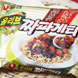 Korean food imports Nongxin fried noodles 140g * 5 bags of mixed sauce noodles, ramen, dry mixed instant instant instant