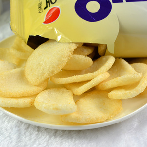 South Korean food and snacks imported fresh shrimp slices 68g office leisure puffed potato chips beer partner
