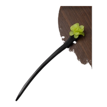 Ancient style ebony hairpin for women new Chinese style simple wooden hairpin modern Hanfu cheongsam hairpin flower hairpin headdress