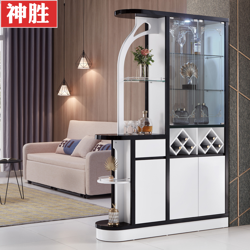 Modern minimalist wine cabinet Xuanguan cabinet Living room cubicle cubicle in door-door hall Cabinet Decoration Cabinet Shoes Cabinet Room Cabinet of Cabinet Closet
