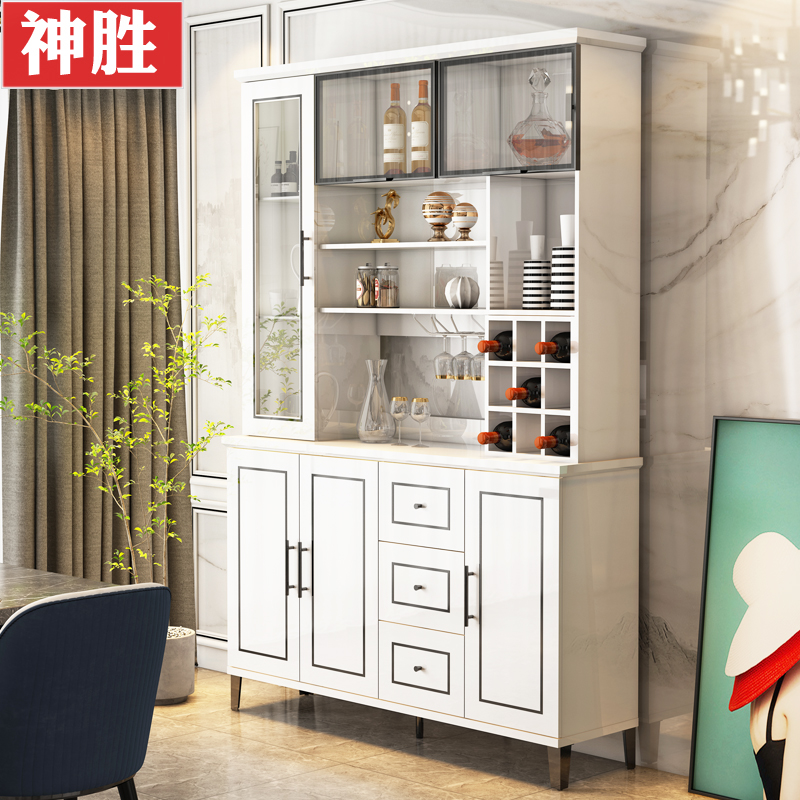 Modern minimalist dining cabinet Wine Cabinet Composition Door Hall Cabinet Decorated Cabinet Living-room Extremely Simple Tea Water Cabinet Multifunction Storage Cabinet