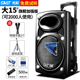 máy chiếu mini Yushchenko 15 inch công suất cao nhảy vuông âm thanh ngoài trời loa di động karaoke di động Bluetooth không dây với micrô loa siêu trầm sạc trực tiếp hát nhà ảnh hưởng ngoài trời - Trình phát TV thông minh máy chiếu mini