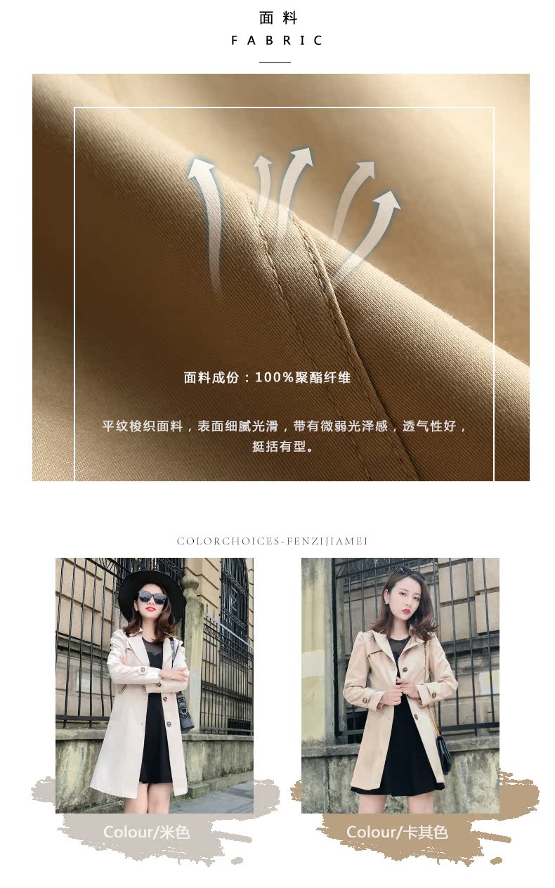 Trench pour femme      en Polyester - Ref 3225901 Image 9