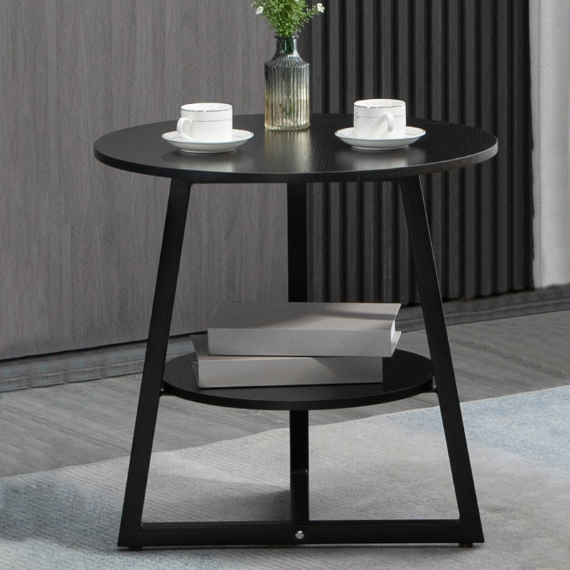 Small round table corner a few side a few modern minimalist Nordic solid wood bedroom balcony sofa mini side cabinet coffee table side table