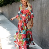 Длинная пляжная куртка, купальник, одежда для защиты от солнца, пляжное платье, свободный крой, большой размер