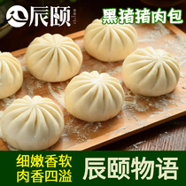 Chen Summer Things to run Mountain Black Pork Meat Bag 2 sacks * 6 * 60g Breakfast packet Instant Bagged Frozen