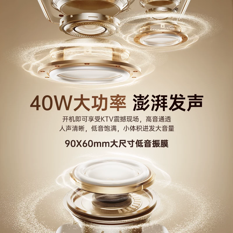 金运 K800 lyrics audio microphone integrated family ktv karaoke OKAI display singing artifact