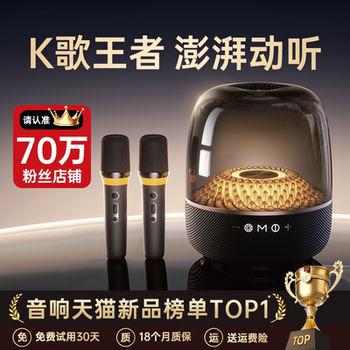 Golden Fortune Microphone and Speaker Combo Home Karaoke Family Ktv Speaker Set Singing Wireless Karaoke