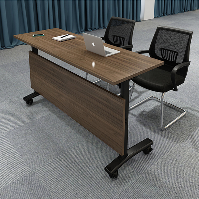 Folding training table and chairs composition meeting table long bar table training mechanism desk-desk splicing flap bench