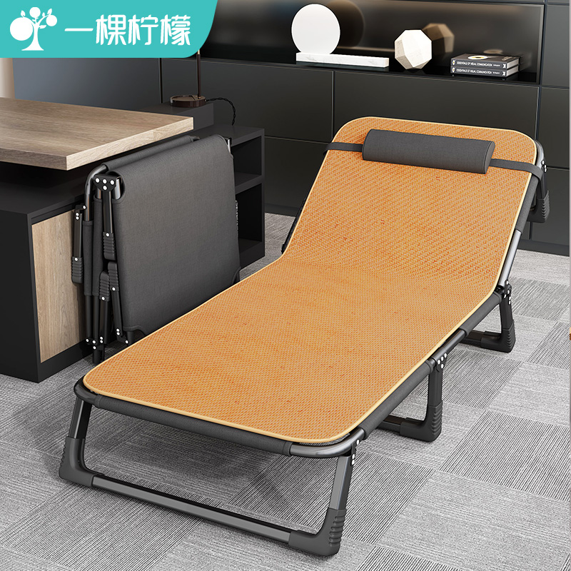 Folding bed Single bed Office nap artifact Home lunch break bed Escort bed Simple marching bed Portable recliner