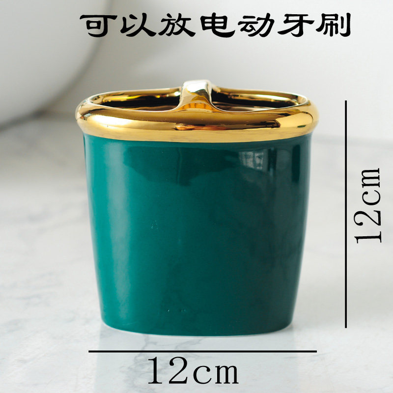 Ceramic Racks Electric Toothbrushes Toothpaste Shelve Toothbrushes Shelf Free of perforated dressing room Bathrooms Bathroom Wash Table Placement Racks