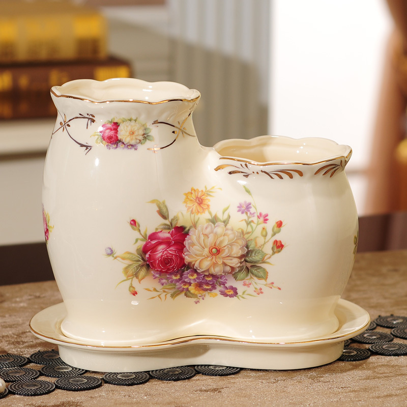 Ceramic Green Chopstick Cage Scandinavian Household Accessible Luxury Drain Knife, Fork, Spoon and Chopstick Storage Rack Kitchen Chopstick Barrel Storage Rack