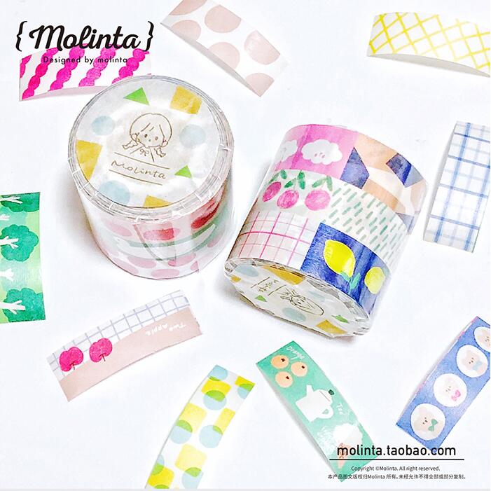 4 pieces) Zhuo King's basic basic split original tape whole roll New