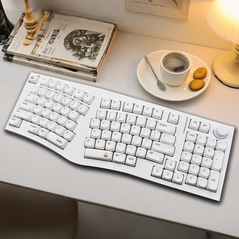 Feker Alice98Pro Gaming Mechanical Keyboard Mac Three-Mode Bluetooth Gasket Ergonomic Via Cute