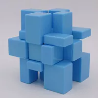 Синий, зеркальный эффект