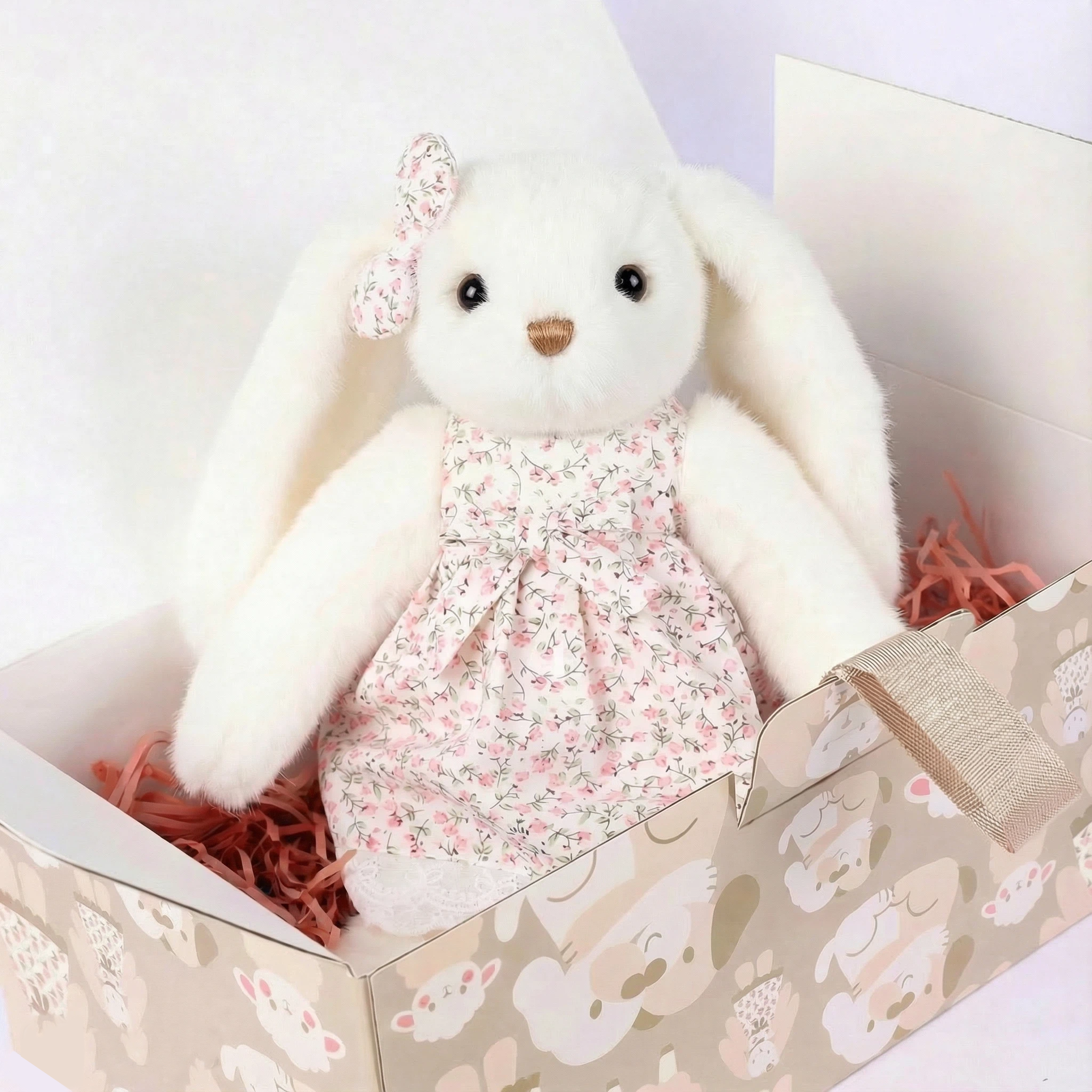 Rabbit Plush Toy Doll Comfort Doll for Sleeping Christmas Children's Cute Birthday Gift for Girls