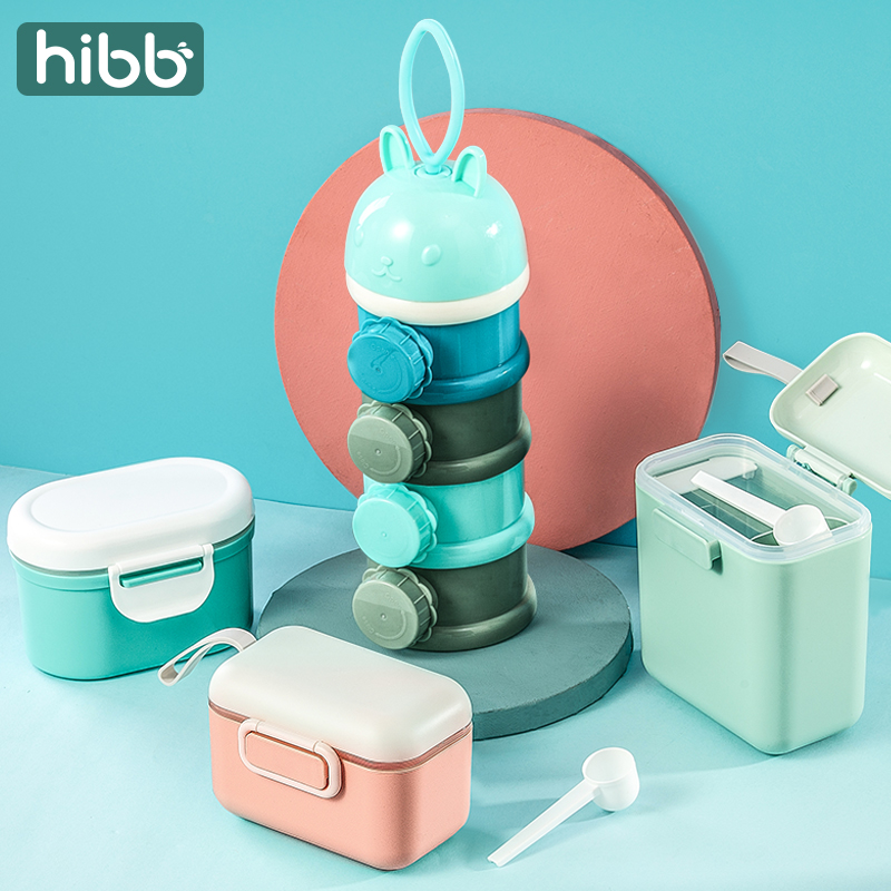 Baby Milk Powder Box Portable Out Large Capacity Baby Dispensing Storage Jar Mini Small Sealed Milk Powder Compartment