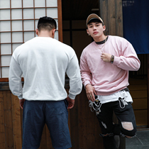Loose round neck sports clothes mens autumn new leisure fitness long sleeve top training basketball running sweater