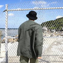 Original hole sports sweater autumn and winter loose round neck warm couple long sleeve top training fitness sweater men