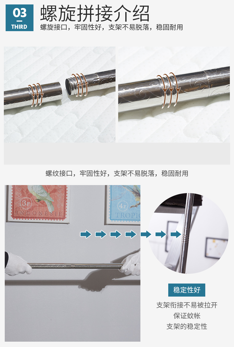 Nets ba cửa fastener đăng quang thức 1,5m màn ngủ 1.8m yurt vuông đầu gió đôi nhà công chúa - Lưới chống muỗi mùng gấp gọn thông minh