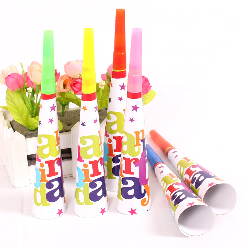 Children's birthday party supplies baby holiday party game props toy cartoon BB whistle horn variety