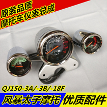 Applicable to Qianjiang Storm Prince QJ150-3A 3B 18F meter odometer assembly odometer assembly odometer