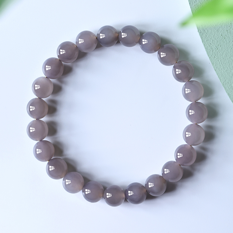 Hetian Jade Bracelet for Women, Smoky Purple Jade Bracelet, Simple Ring, Light Luxury, Niche, Exquisite Bracelet, Loose Beads, Jade Beads