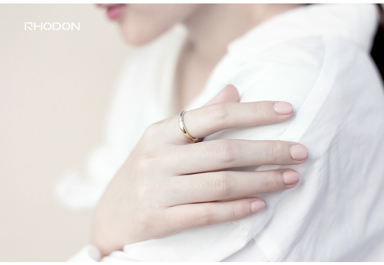 Bague mixte RHODON en Argenterie - Ref 3086347 Image 18