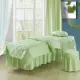 Thung lũng lãng mạn Solid Color Beauty Bed Cover Four Set Beauty Salon Bed Massage Massage Massage Bed Cover Trắng đơn giản 	đầu phát karaoke ổ cứng