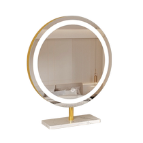 Desktop Desktop led light comb Makeup Mirror Mesh Red Light Lavish Light Makeup Mirror Bedroom Modern Minima Dresser