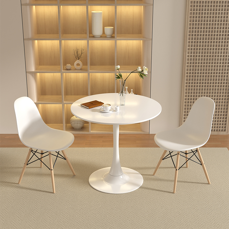 Conference Reception Negotiation Table And Chairs Combined Coffee Milk Tea Shop Round Table Minima Balcony Tulip Small Round Table 1-Taobao