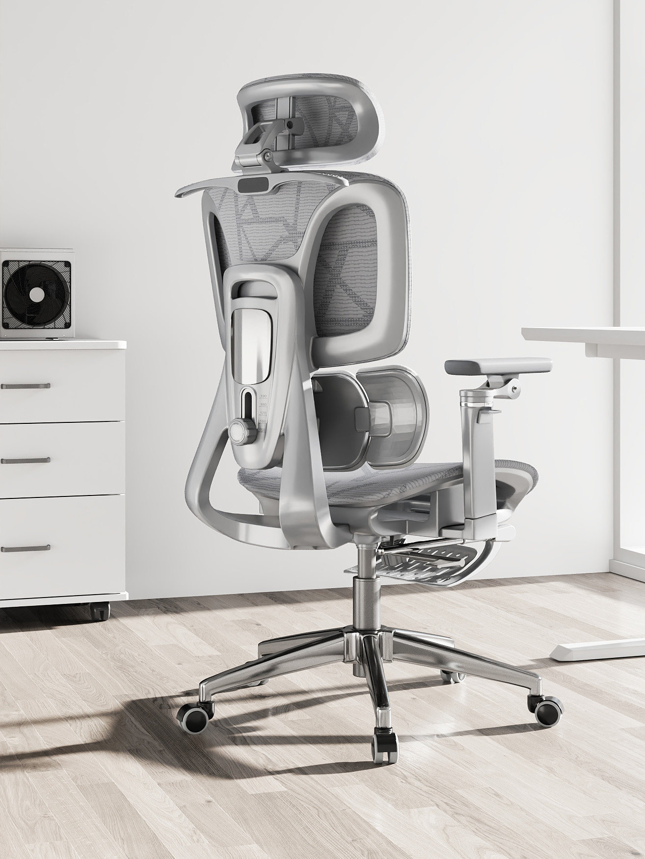 Sanmeng Ergonomic Chair Home Use Lumbar Support Computer Chair Comfortable Long-Sitting Reclining Gaming Chair Office Chair